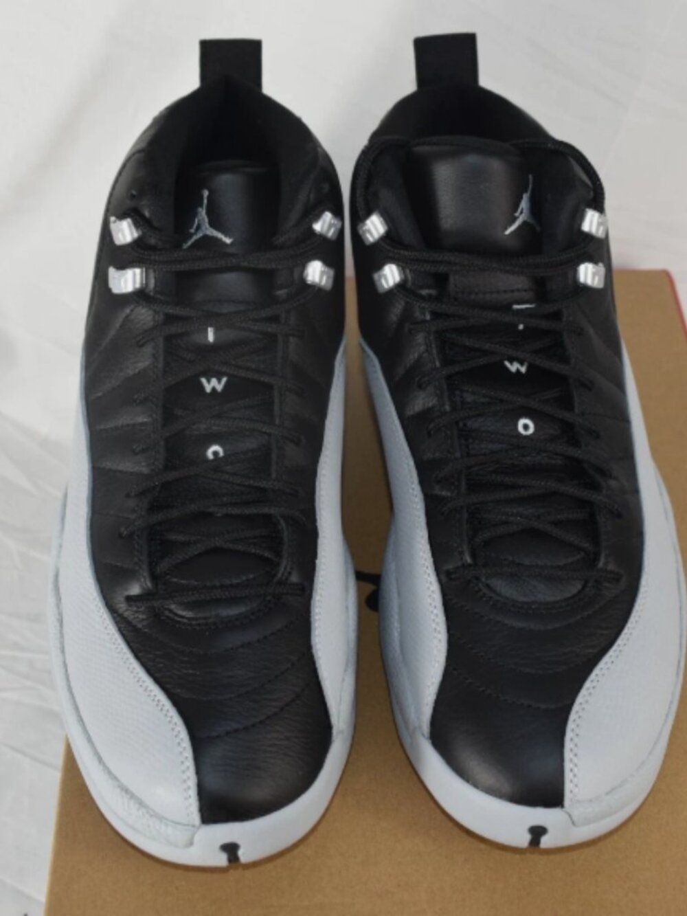 Jordan 12 Retro Lifestyle Sneakers Barons Mens Black